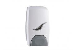 China Reliable Manual Hand Soap Dispenser , White Touch Soap Dispenser Flexible Nozzle supplier
