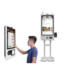 32 Inch Self Cashier Machine Floor Stand Self Service Payment Kiosk for sale