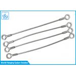 Silver 1.2mm Wire Rope Eye To Eye Galvanized Steel Lanyard Not For Lifting for sale