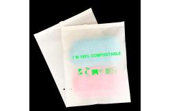 China Eco 100% Biodegradable Cornstarch Packaging Bags Resealable k Plastic supplier