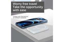 China 5000mah Personalised Power Bank Built In Magnetic for iPhone 12 supplier