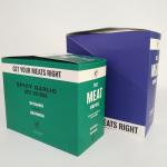 Custom Printed Folded Cardboard Retail Display Box 200G Beef Jerk Packaging Energy Bar Snacks Paper Boxes for sale