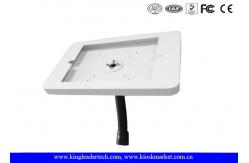 China Desktop Mounted iPad / tablet kiosk stand with Metal Material Flexible Goose Neck supplier