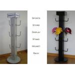 Brand Motorcycle Helmets Wooden and Metal Display Rack with top graphic for sale