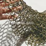 20mm Rings Bronze Color Chainmail Mesh for sale