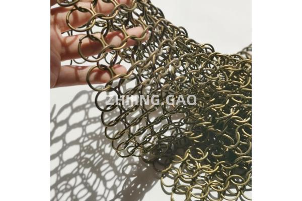 20mm Rings Bronze Color Chainmail Mesh