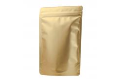 China Tea Coffee Zipper Tin Foil Bag Aluminized Frosted Self Supporting supplier