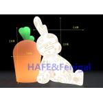 Inflatable Advertising Balloon Decorated Rabbits 220V 3200k for sale