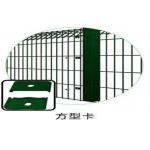 Powder Coating Roll Top 1800mm Welded Mesh Fence With Square Post