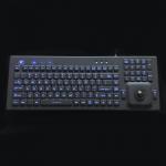 Backlit Silicone Rubber Keypad With High Accuracy Trackball Mouse Flexible