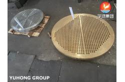 China ASME SB171 C71500 Copper Alloy Tubesheet Plates For Heat Exchangers supplier