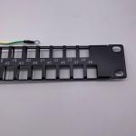 Modular High Density Zig Zag patch panel, 48xRJ45/u/s, unequipped, 1U