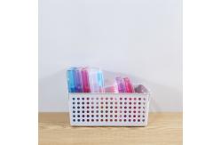 China Rectangle Toy Food Cube  Kitchen Plastic Basket Organizer supplier