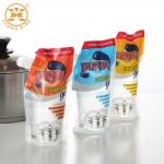 BOPP Reusable BPA Free Detergent Packaging Pouch Custom Printed Stand Up Pouches