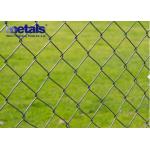 7 Feet Galvanized Chain Link Mesh Fence Dimond Shape Opening Fence ODM for sale