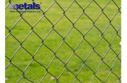 China 7 Feet Galvanized Chain Link Mesh Fence Dimond Shape Opening Fence ODM supplier