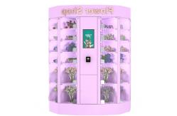 China Refrigeration Flower Vending Locker Machine Fresh Dry 18.5 Inch supplier