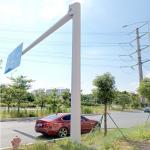 Q345 Multifunctional Traffic Signal Poles 20m Self Supporting for sale