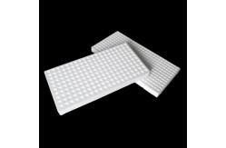 China Tear Resistant White Foam Seedling Tray With 105 128 200 Cells supplier