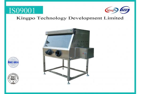 Lab Electrical Safety Test Equipment , Stainless Steel Glove Box Chamber