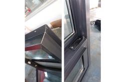 China Single Slide UPVC Openable Window Anthracite Grey PVC Vinyl Plastic supplier