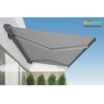 Outdoor Sunshade Motorized Lightweight Retractable Awning With LED Lights Garden Canopy for sale