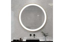 China Rectangular Single Sided Lighted Bathroom Vanity Mirror Dimmable LED Strip Light supplier
