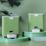 ABS Automatic Pet Feeder Bowls Cat Dog Timing Quantitative Feeding Device