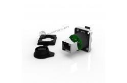 China Ethernet 8 Pin Waterproof Connector Socket Female Connector Rj45 supplier