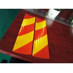 Red And White Chevron Right / Left Vehicle Reflective Tape Weather Resistant