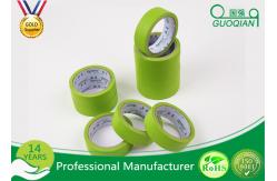 China High Temperature Green Masking Tape 1 Inch Textured Material No Glue Residue supplier