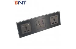 China Smart Media Hub With Bluetooth , Multi Function Wall Socket Plates supplier
