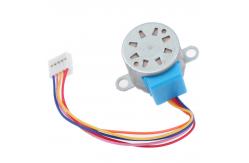 China Faradyi Customized Low Noise FR-24BYJ48 12V 24mm Micro Stepper Motor Silver supplier