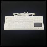 USB 106 Keys Waterproof Silicone Keyboard Silicone Rubber Keypad For Medical Equipment for sale