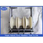 Three Nylon Sheaves Overhead Line Conductor Stringing Blocks