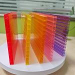 Red Polycarbonate Hollow Sheet For Lightweight And Impact-Resistant Needs