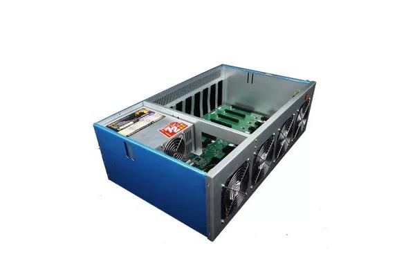 Ethereum Mining Rig Machine , 4GB DDR3 Notebook 8 Gpu Mining Case
