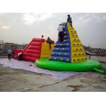 4m Inflatable Amusement Park With Rock Climbing Mountain For Sport Games for sale