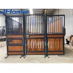 Powder Coating Black Steel Horse Stables Box Customized Made for sale