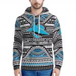 Hibiscus Print Men'S Sports Team Hoodies Pullover Streetwear Customizable Pattern for sale