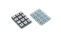 China OEM Heat Resistant Silicone Keyboard 50 Shore A For Calculate supplier