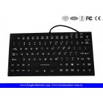 IP68 Backlit Super Thin Washable Silicone Keyboard Built-in Mouse for sale