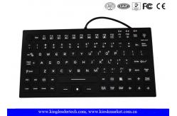 China IP68 Backlit Super Thin Washable Silicone Keyboard Built-in Mouse supplier