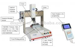 China Automatic SMT Industrial Glue Dispenser Equipment Speed 0.1-800/350 mm/Axis supplier