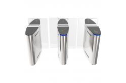 China SS304 Face Recognition Sliding Gate Turnstile Passage Width 550mm supplier