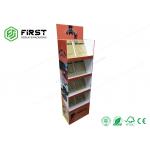Customized Book Cardboard Display Stand, Exhibition Carton Floor Display for sale