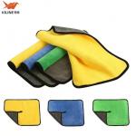 Super Absorbent Double Side Coral Fleece Microfiber Cloth 40x40cm Quick-Dry Microfiber Towel for Car Care Cleaning for sale