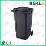 Safe 15L ESD Trash Cans / Waste Bin Protection Range 10e6 To 10e9 Ohms