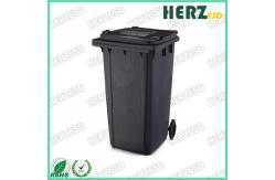 China Safe 15L ESD Trash Cans / Waste Bin Protection Range 10e6 To 10e9 Ohms supplier