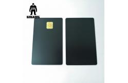 China Luxury  Copper Metallic Ink Business Cards For Bank SLE4442 Chip Matt Effect supplier
